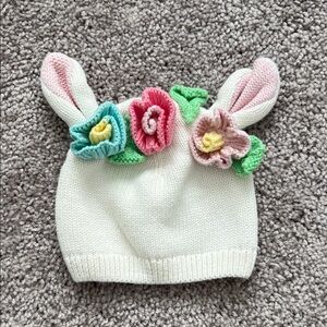 Baby Gap Floral Bunny Ear Kids Hat